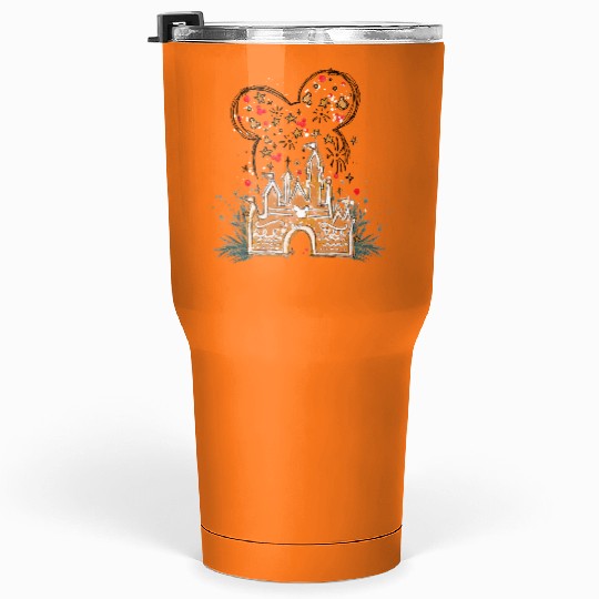 Disney Gingerbread Castle Tumblers 30 Oz