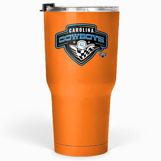 Pbr Professional Bull Riders Carolina Cow Logo Bad Tumblers 30 Oz