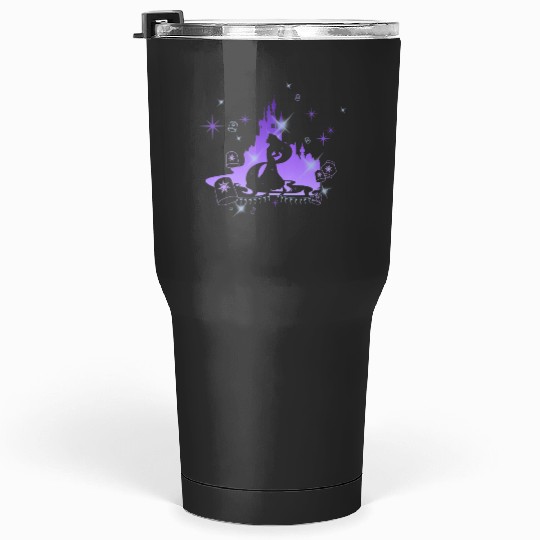 Disney Tangled Rapunzel Silhouette Portrait Graphic Tumblers 30 oz