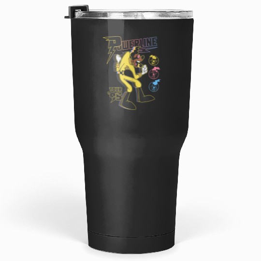 Disney A Goofy Movie Powerline Tour 95 Retro Neon Poster Tumblers 30 oz