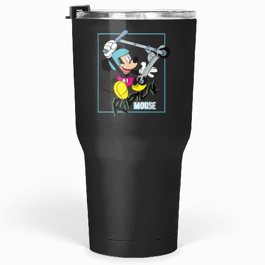 Disneyss Mickey Radical Mouse 90s Retro Scooter Tumblers 30 oz