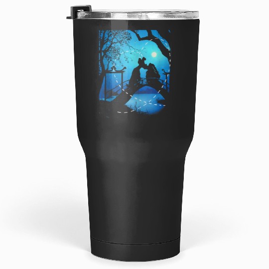 Disneyss The Lady And The Tramp Night Time Silhouette Tumblers 30 oz