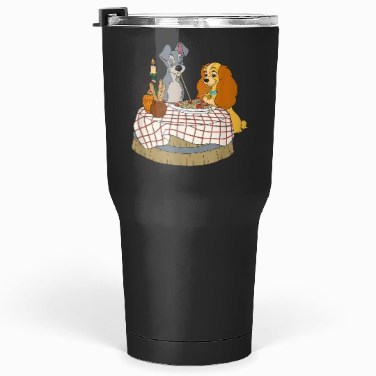 Disneyss Lady And Tramp Bella Notte Spaghetti Tumblers 30 oz