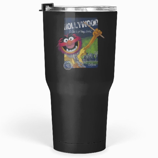 Disneyss The Muppets Vintage Retro Animal Hollywood Poster Tumblers 30 oz