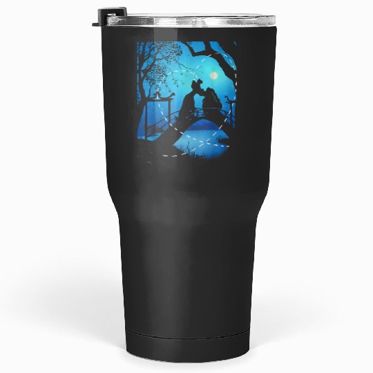 Disneyss The Lady And The Tramp Night Time Silhouette Tumblers 30 oz