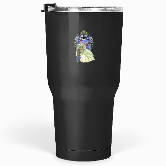 Disneyss Princess And The Frog Tiana And Naveen Portrait Tumblers 30 oz