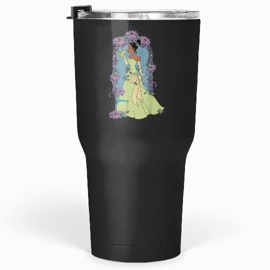 Disneyss The Princess And The Frog Tiana Profile Stained Glass Tumblers 30 oz