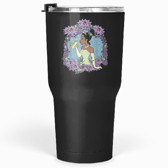 Disneyss Princess And The Frog Tiana Naveen Frog Glass Tumblers 30 oz
