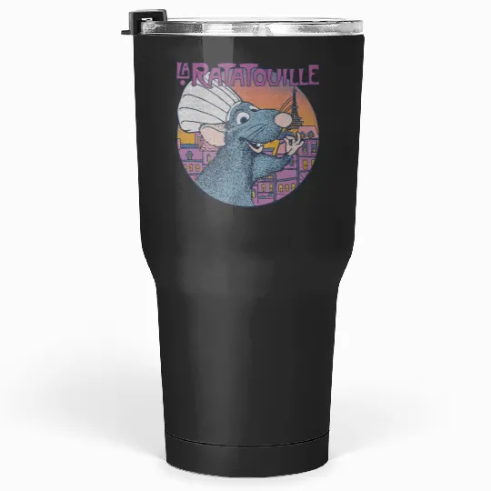 Disney Pixars Ratatouille Bon Appetit Circle Sign Tumblers 30 oz