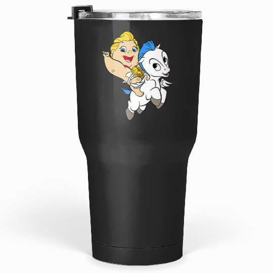 Disney Hercules Pocket Baby Riding Pegasus Tumblers 30 oz