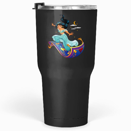 Disney Aladdin Princess Jasmine Magic Carpet Pose Tumblers 30 oz