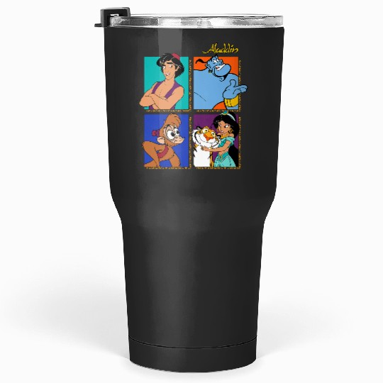 Disney Aladdin Group Shot Box Up Tumblers 30 oz