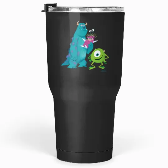 Disney Pixars Monsters Inc. Sulley Mike Boo Concept Art Tumblers 30 oz