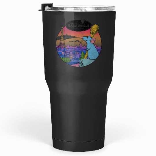 Disney Pixars Ratatouille Over Look Paris Tumblers 30 oz