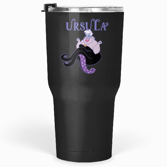 Disney The Little Mermaid Ursula Vintages Villain Portrait Tumblers 30 oz