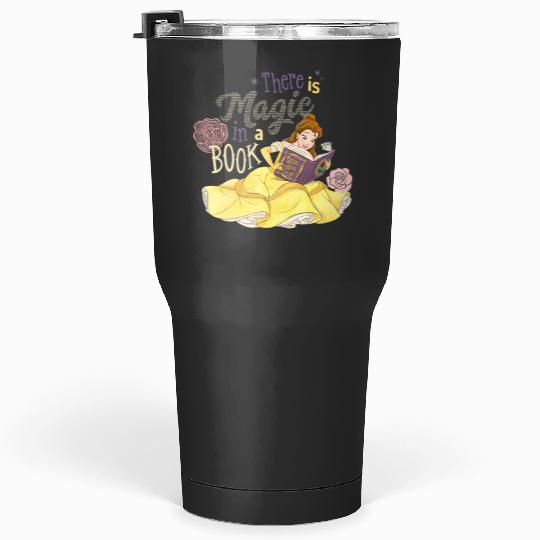 Disney Beauty and the Beast Belle There Is Magic In A Book Tumblers 30 oz