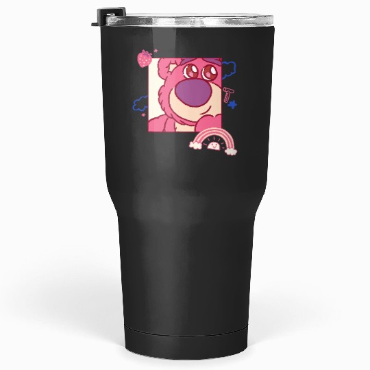 Disney and Pixars Toy Story Lotso Bear Fluffy Rainbows Cute Tumblers 30 oz