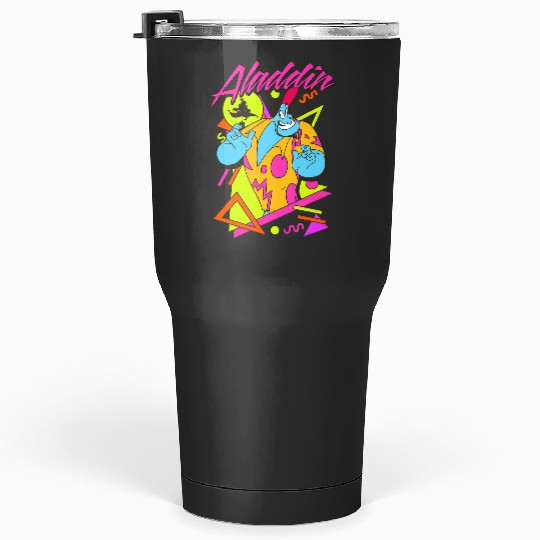 Disney Aladdin Genie 90s Style Retro Vintages Portrait Tumblers 30 oz