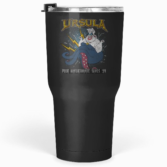 Disney Little Mermaid Ursula Quote Portrait Vintages Tumblers 30 oz