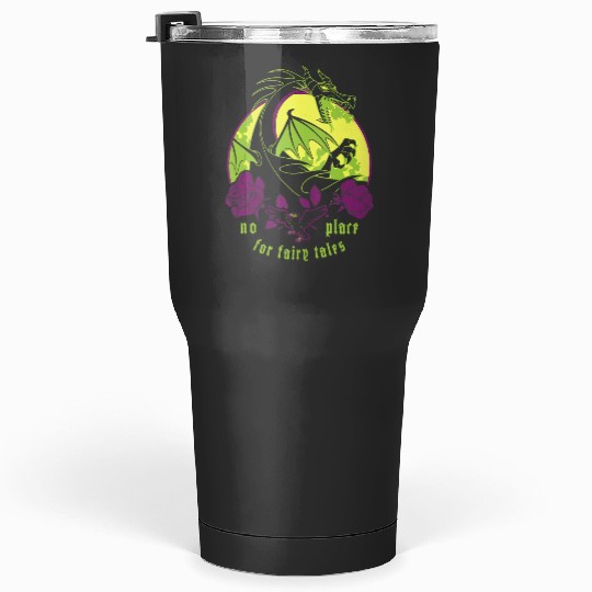 Disney Villains Maleficent Dragon No Place For Fairy Tales Tumblers 30 oz