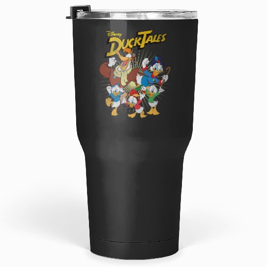 Disney DuckTales Main Characters Full Of Joy Group Shot Tumblers 30 oz