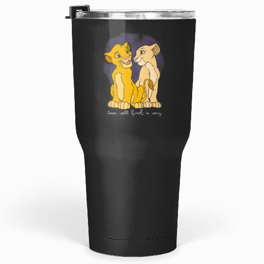 Disney The Lion King Valentines Day Simba Nala Vintages Tumblers 30 oz