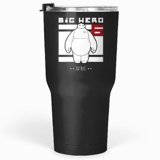 Disney Big Hero 6 Baymax All White Flag Tumblers 30 oz