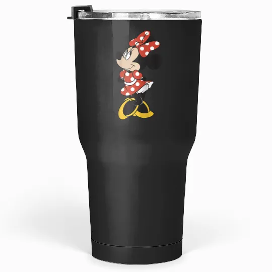 Disney Mickey And Friends Minnie Mouse Traditional Portrait Raglan Baseball Tee Tumblers 30 oz
