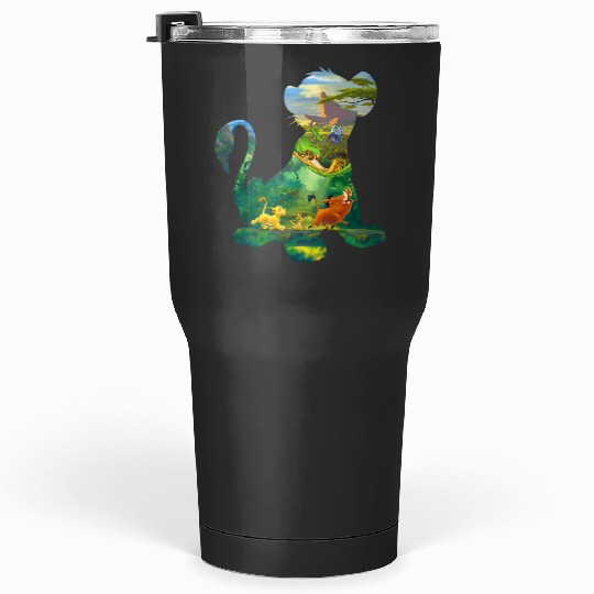 Kids Disney The Lion King Simba Hakuna Matata Filled Logo Kids Tumblers 30 oz