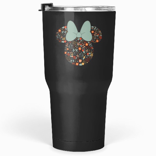 Disney Minnie Mouse Spring Head Icon with Bow Springtime Tumblers 30 oz