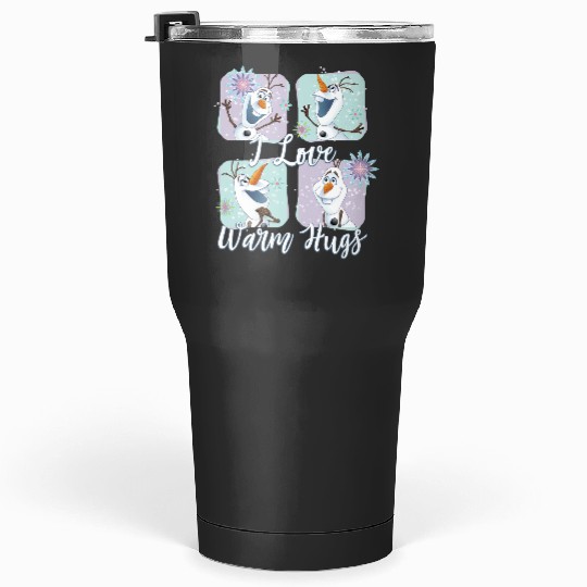 disney frozens Olaf Love Warm Hugs Colorful Graphic Tumblers 30 oz