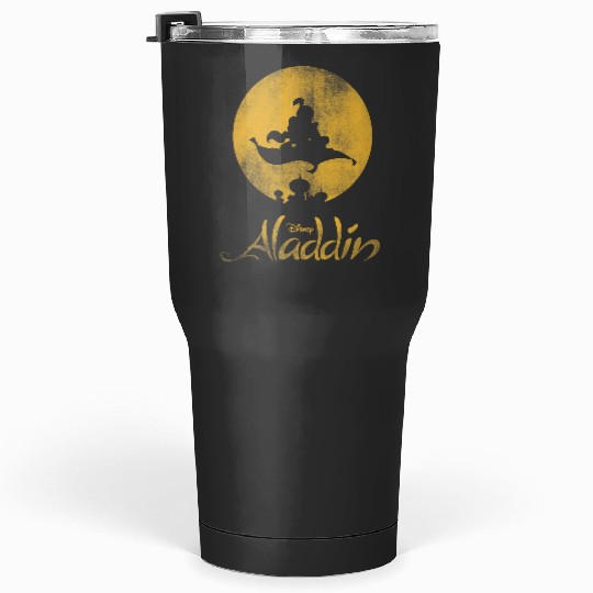 Disney Aladdin Magic Carpet Ride Silhouette Graphic Tumblers 30 oz