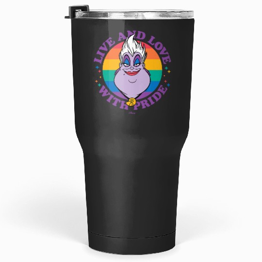 Disney Villains Ursula Live And Love With Pride Tumblers 30 oz