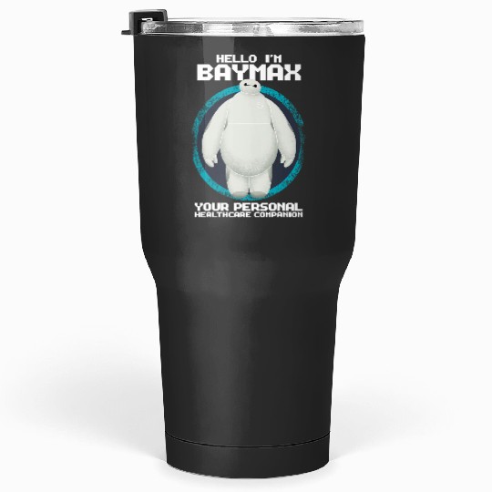 Disney Big Hero 6 Hello Im Baymax Graphic Tumblers 30 oz