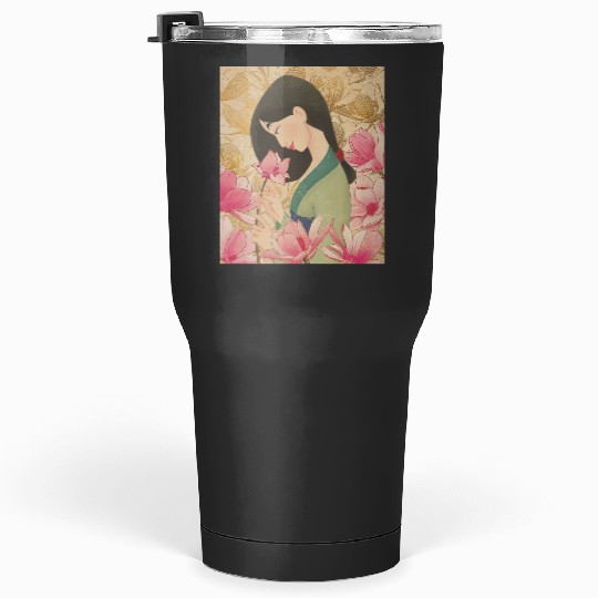 Disney Mulan Floral Tumblers 30 oz