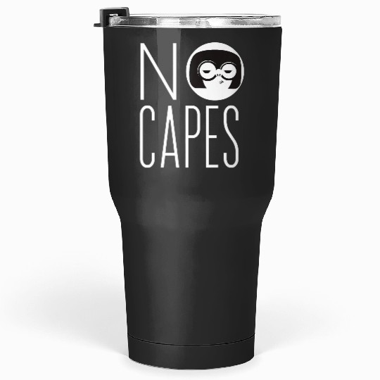 Disney Pixars The Incredibles 2 Edna Mode No Capes Logo Tumblers 30 oz
