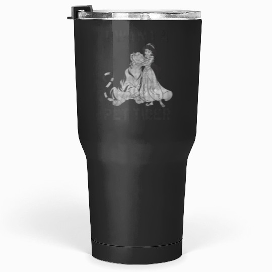 Disney Aladdin Jasmine And Rajah I Want A Pet Tiger Tumblers 30 oz