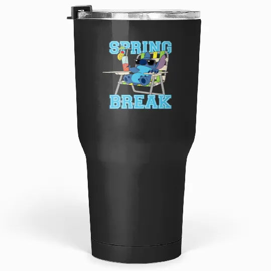 Disney Stitch Beach Chair Chill Spring Break Tumblers 30 oz