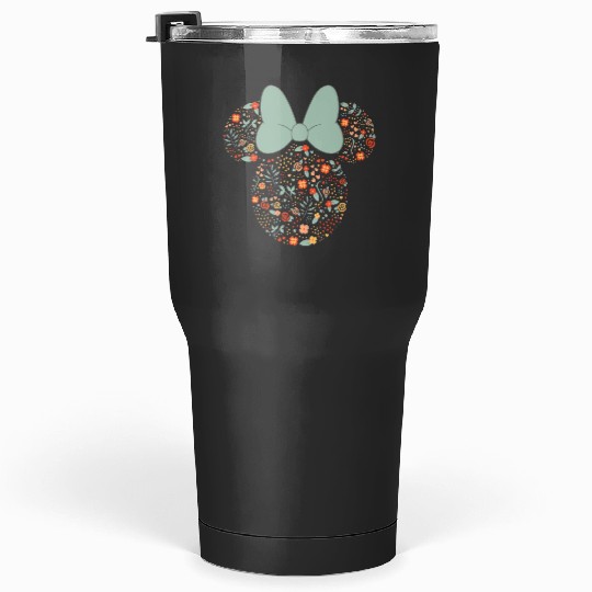 Disney Minnie Mouse Spring Head Icon with Bow Springtime Tumblers 30 oz