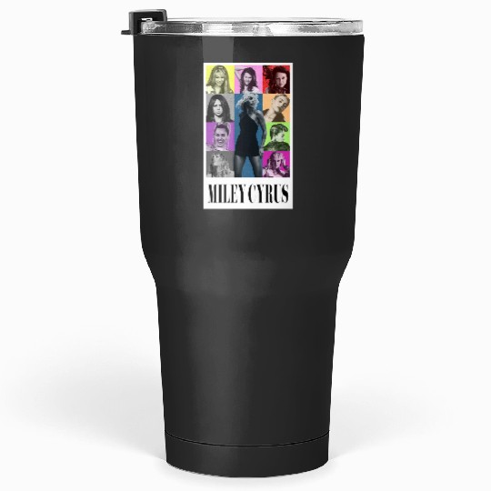 Miley Cyrus Eras Tour Shirt Flowers Tumblers 30 oz