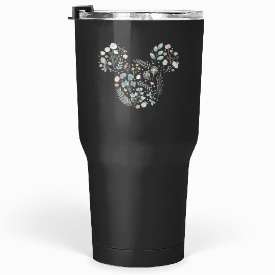 Disney Mickey Mouse Icon Spring Flowers Tumblers 30 oz