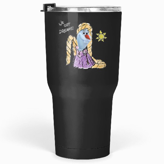 Disney Olaf Presents Tangled Rapunzel We Got Dreams Tumblers 30 oz