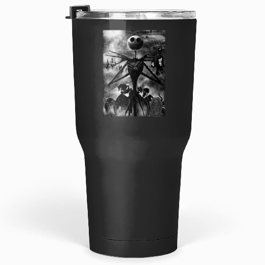 Disney The Nightmare Before Christmas Jack In Graveyard Tumblers 30 oz