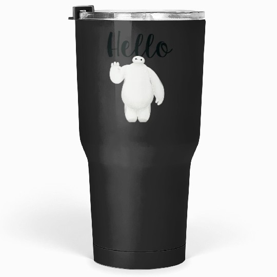 Disney Big Hero 6 Baymax Hello Wave Graphic Tumblers 30 oz