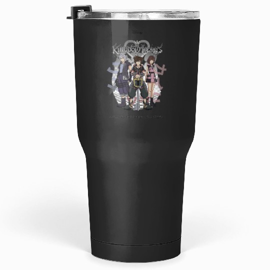 Disney Kingdom Hearts 3 Sora Riku Kairi Kanji Tumblers 30 oz