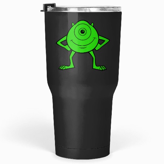 Disney Pixarss Monsters Inc. Mike Wazowski Cyclops Retro Tumblers 30 oz