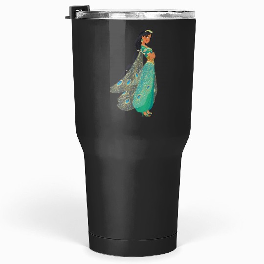 Disney Aladdin Live Action Princess Jasmine in Green Tumblers 30 oz