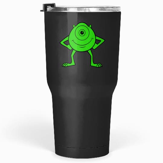 Disney Pixarss Monsters Inc. Mike Wazowski Cyclops Retro Tumblers 30 oz