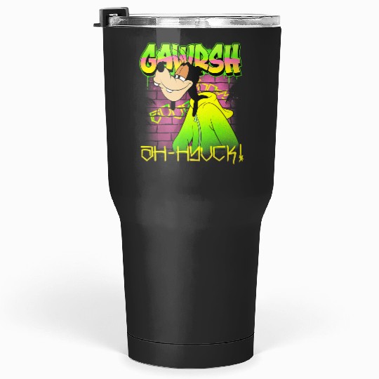 Disney Mickey and Friends Gawrsh AhHyuck! Graffiti Tumblers 30 oz