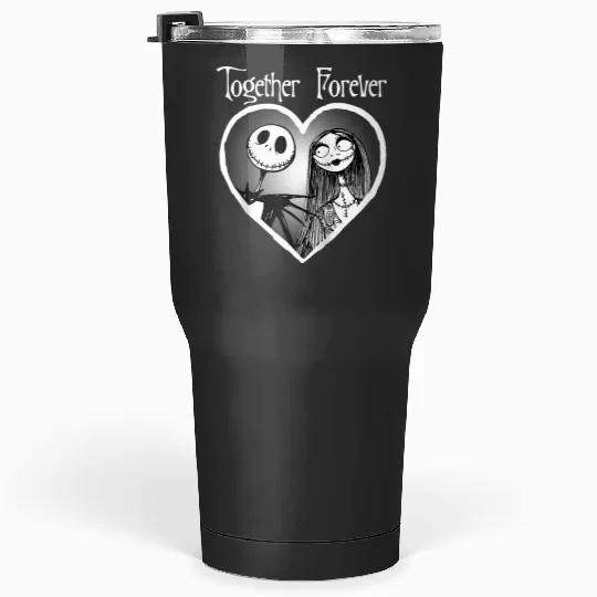 Disney Nightmare Before Christmas Drip Heart Raglan Baseball Tee Tumblers 30 oz